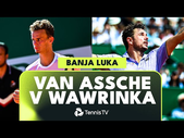 Luca Van Assche vs Stan Wawrinka Highlights | Banja Luka 2023