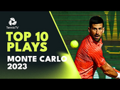 Novak Djokovic Crazy Defence & Jannik Sinner Magic | Top 10 Shots & Rallies Monte Carlo 2023