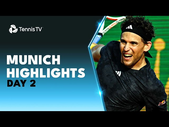 Thiem Faces Lestienne; Garin and Topo Tussle | Munich 2023 Day 2 Highlights