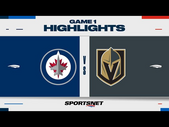 NHL Game 1 Highlights | Jets vs. Golden Knights - April 18, 2023
