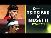 Stefanos Tsitsipas vs Lorenzo Musetti | Lyon 2021 Extended Highlights