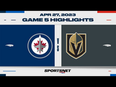 NHL Game 5 Highlights | Jets vs. Golden Knights - April 27, 2023