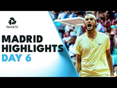 Tsitsipas Faces Baez, Medvedev vs Shevchenko, Tiafoe & Fritz Feature | Madrid 2023 Highlights Day 6