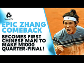 Zhizhen Zhang Comeback To Become First Chinese Man To Make A Masters 1000 QF! | Madrid 2023
