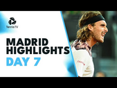 Alcaraz Faces Zverev; Rublev, Tsitsipas & Fritz Also In Action | Day 7 Madrid 2023 Highlights