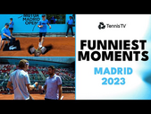 Ducks on Court; Rublev & Wawrinka Funny Antics & Iconic Medvedev | Funniest Moments Madrid 2023