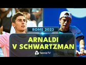 Drama-Packed Matteo Arnaldi vs Diego Schwartzman Match | Rome 2023 Highlights
