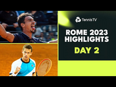 Schwartzman Faces Arnaldi; Goffin, Sonego, Humbert In Action | Rome 2023 Day 2 Highlights