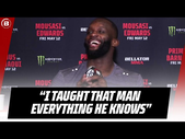 Fabian Edwards Funny Post-Fight Interview On Brother Leon Edwards | #Bellator296