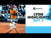 Monfils Faces Cachin, Baez vs Fucsovics & More Feature! | Lyon 2023 Highlights Day 2