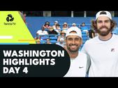 Kyrgios Takes On Opelka; Fritz, Nishioka, Khachanov all in Action | Washington 2022 Day 4 Highlights