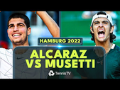 Carlos Alcaraz vs Lorenzo Musetti Rollercoaster Match! | Hamburg 2022 Final Extended Highlights