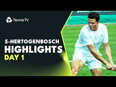 Raonic Makes Return Against Kecmanovic; Humbert Faces Kubler | S-Hertogenbosch 2023 Highlights Day 1