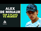 Alex De Minaur: Top 5 Plays vs Andy Murray | Queen's 2023 Highlights