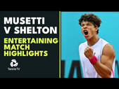 Lorenzo Musetti vs Ben Shelton Entertaining Match Highlights | Queen's 2023