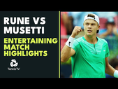 Holger Rune vs Lorenzo Musetti Entertaining Match Highlights! | Queen's 2023 Highlights