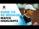 Holger Rune vs Alex De Minaur Semi-Final Encounter | Queen's 2023 Highlights