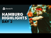Rublev Faces Zapata Miralles; Ruud, Zverev & More In Action | Hamburg 2023 Highlights Day 3