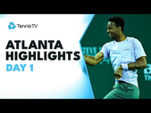 Monfils & Kokkinakis Deliver; JJ Wolf in Action | Atlanta 2023 Day 1 Highlights