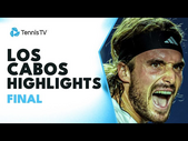Stefanos Tsitsipas vs Alex De Minaur Title Showdown  | Los Cabos 2023 Final Highlights