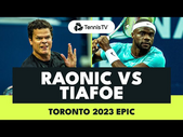 EPIC Milos Raonic vs Frances Tiafoe Match | Toronto 2023 Highlights