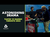 ASTONISHING Drama In Tiafoe vs Raonic Over Unusual Rule | Toronto 2023