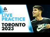 LIVE PRACTICE STREAM: Watch Carlos Alcaraz & Gael Monfils Practice Together in Toronto!