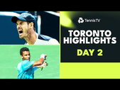 Ruud Takes On Lehecka; Auger-Aliassime, Zverev, Murray Feature | Toronto 2023 Highlights Day 2