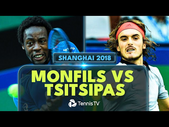 Stefanos Tsitsipas vs Gael Monfils First Meeting! | Shanghai 2018 Extended Highlights
