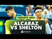 Carlos Alcaraz's Toronto DEBUT vs Ben Shelton  | Toronto 2023 Highlights