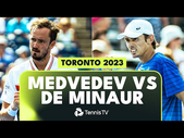 Daniil Medvedev vs Alex De Minaur | Toronto 2023 Highlights