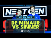 The FIRST Meeting Between Jannik Sinner & Alex de Minaur | Milan Next Gen Finals 2019