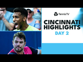 Auger-Aliassime Battles Berrettini; Korda & Coric Clash | Cincinnati 2023 Day 2 Highlights