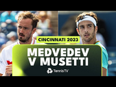 Daniil Medvedev vs Lorenzo Musetti Highlights! | Cincinnati 2023
