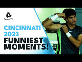 Tsitsipas Bee Incident; Djokovic With Fans & Alcaraz Bowling | Cincinnati Funniest Moments 2023!