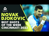 Best Novak Djokovic Points in Title Charge  | Cincinnati 2023