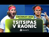 Stefanos Tsitsipas vs Milos Raonic: Cincinnati 2020 Highlights! 