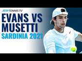 Dan Evans vs Lorenzo Musetti Highlights | Sardinia Open 2021