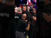 Things got heated after the bell between Johnny Eblen and Leon Edwards 