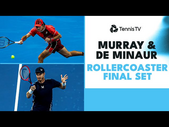 3 Match Point Saves  Alex De Minaur vs Andy Murray Epic Final Set Highlights! | Beijing 2023