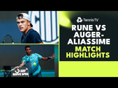 Holger Rune vs Felix Auger-Aliassime Match Highlights! | Beijjng 2023