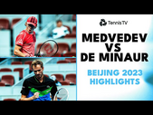 Daniil Medvedev vs Alex De Minaur Highlights | Beijing 2023