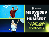 Daniil Medvedev vs Ugo Humbert EPIC Last Meeting! | ATP Cup 2022 Extended Highlights
