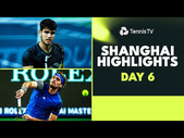 Alcaraz vs Evans THRILLER; Tsitsipas, Dimitrov & Schwartzman Play | Shanghai 2023 Highlights Day 6