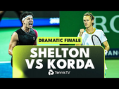 Ben Shelton vs Sebastian Korda DRAMATIC FINALE | Shanghai 2023