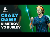 Grigor Dimitrov & Andrey Rublev Crazy Game! | Shanghai 2023