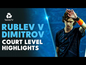 All The Angles: Grigor Dimitrov vs Andrey Rublev Highlights! | Shanghai 2023