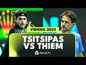 Stefanos Tsitsipas vs Dominic Thiem ENTERTAINING Match Highlights | Vienna 2023