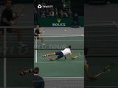 Paire Ends Up ON THE FLOOR During The Point 