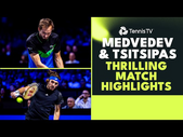 Thrilling Daniil Medvedev vs Stefanos Tsitsipas Highlights!  | Vienna 2023 Semi-Final